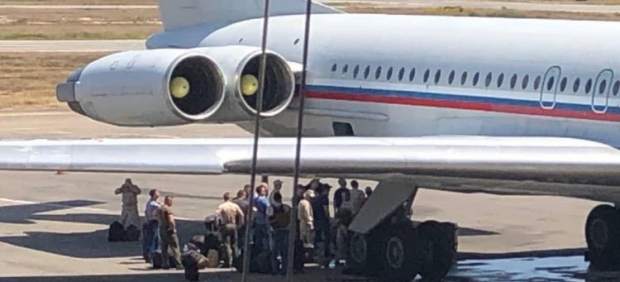 Aviones militares rusos en Venezuela