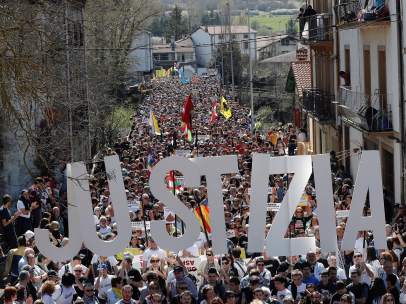 Manifestación contra la sentencia del caso Alsasua