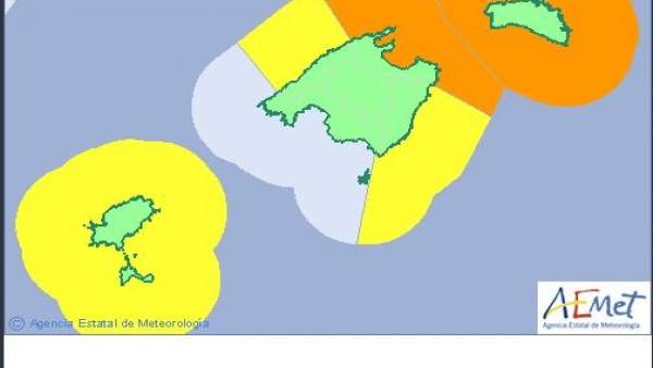 Activado el Índice de Gravedad 1 del Meteobal por fenómenos costeros en Mallorca Activado el Índice de Gravedad 1 del Meteobal por fenómenos costeros en Mallorca