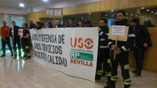 Sevilla.- El SAB convoca otra protesta en el Sistema Provincial de Bomberos por Sevilla.- El SAB convoca otra protesta en el Sistema Provincial de Bomberos por