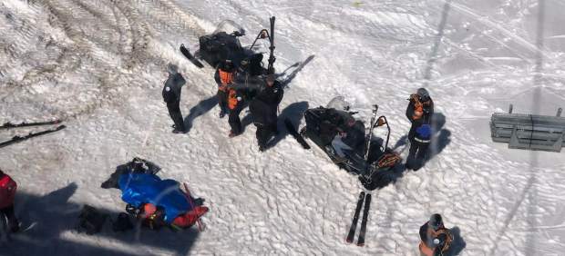 Accidente de esquí