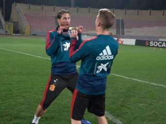 Sergio Ramos e Iker Muniain