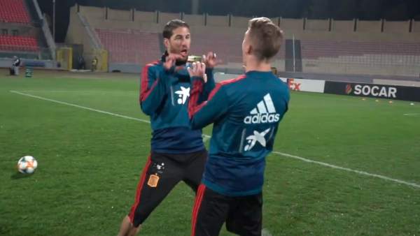 Sergio Ramos e Iker Muniain Sergio Ramos e Iker Muniain