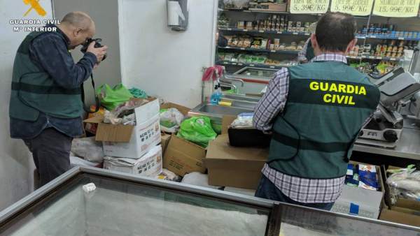 Zaragoza.- Sucesos.- Guardia Civil interviene una tonelada de productos alimenti Zaragoza.- Sucesos.- Guardia Civil interviene una tonelada de productos alimenti
