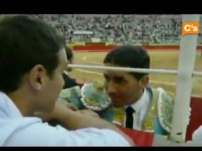 Albert Rivera con el torero Serafín Marín