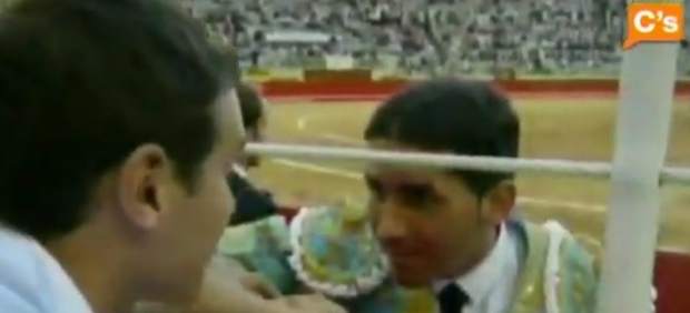 Albert Rivera con el torero Serafín Marín