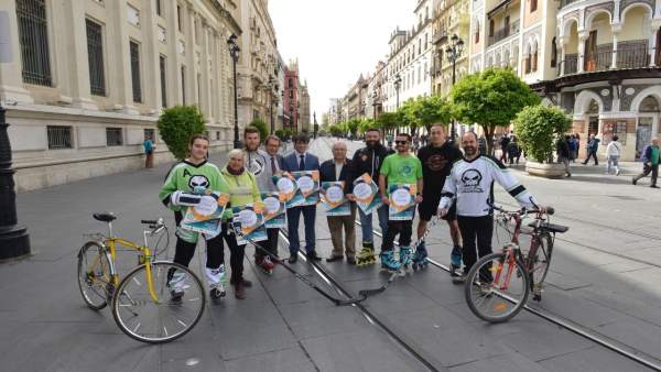 Sevilla.- Unas 4.000 personas en bici o patines participarán en la nueva edición Sevilla.- Unas 4.000 personas en bici o patines participarán en la nueva edición
