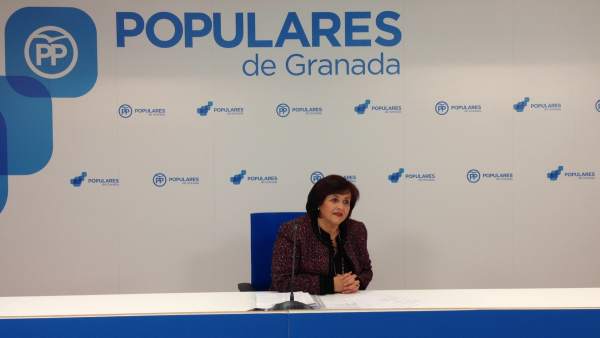 La popular Soledad Martínez en una rueda de prensa La popular Soledad Martínez en una rueda de prensa