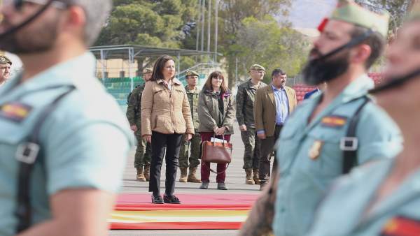 La ministra de Defensa, Margarita Robles, visita la base 'Álvarez de Sotomayor' La ministra de Defensa, Margarita Robles, visita la base 'Álvarez de Sotomayor'