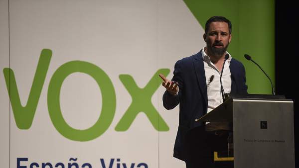 El presidente de Vox, Santiago Abascal, visita Huesca El presidente de Vox, Santiago Abascal, visita Huesca