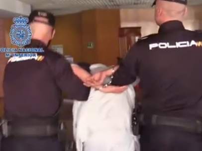 El Chule, a su llegada a los Juzgados