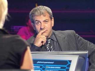 Carlos Sobera en '¿Quién quiere ser millonario?'