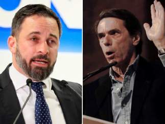 Santiago Abascal y José María Aznar