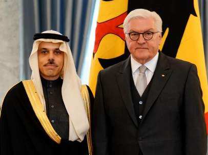 El embajador saudí en Alemania y el presidente alemán
