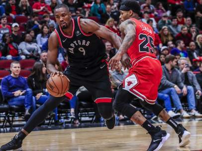 Serge Ibaka con Toronto Raptors