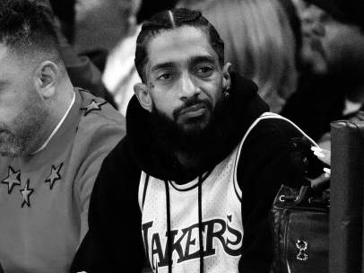 El rapero Nipsey Hussle muy querido en la NBA