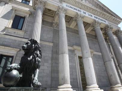 Fachada Del Congreso De Los Diputados