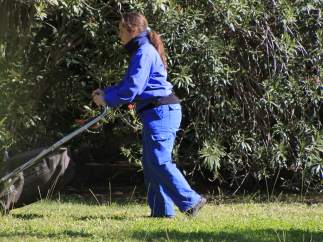 Mujer trabajando.