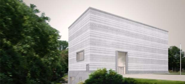 Exterior del nuevo Museo de la Bauhaus en Weimar.