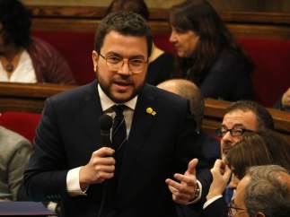El vicepresidente de la Generalitat y conseller de Economía, Pere Aragonès.