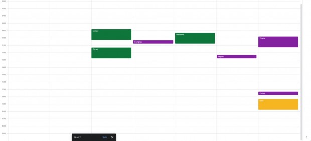 Space Invaders en Google Calendar