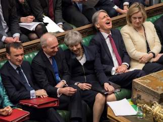 Theresa May en el Parlamento británico