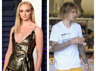 Sophie Turner y Justin Bieber