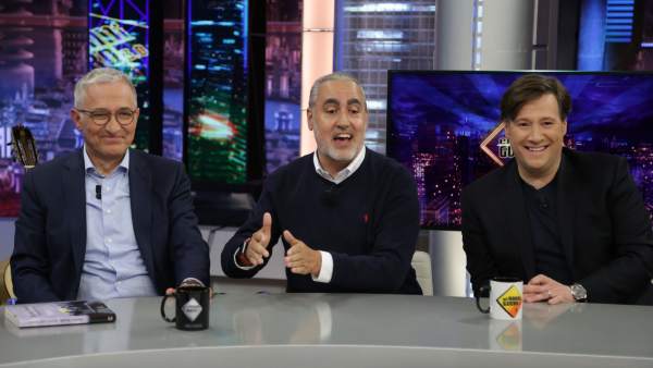 Javier Sardá, Carlos Latre y Jorge Salvador, en 'El hormiguero'. Javier Sardá, Carlos Latre y Jorge Salvador, en 'El hormiguero'.