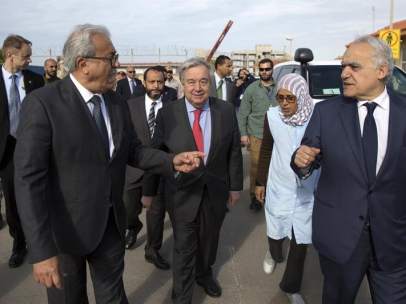 António Guterres en Trípoli