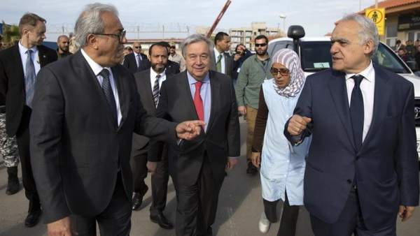 António Guterres en Trípoli António Guterres en Trípoli