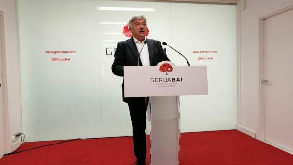 28A.- Geroa Bai acusa a UPN de 'seguidismo y pasividad' ante 'las propuestas ant 28A.- Geroa Bai acusa a UPN de 'seguidismo y pasividad' ante 'las propuestas ant