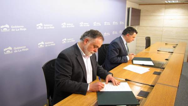 Renovado la colaboración del Gobierno con la Federación Riojana de Municipios pa Renovado la colaboración del Gobierno con la Federación Riojana de Municipios pa
