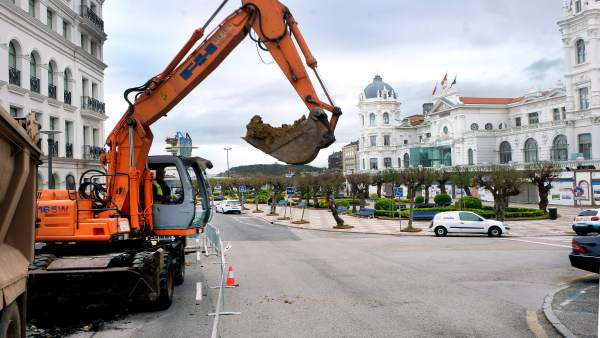 Santander.- Comienza la remodelación de la plaza de Iatalia y los Jardines de Sa Santander.- Comienza la remodelación de la plaza de Iatalia y los Jardines de Sa
