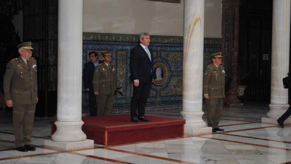 Sevilla.-El delegado del Gobierno central visita las instalaciones del Cuartel G Sevilla.-El delegado del Gobierno central visita las instalaciones del Cuartel G