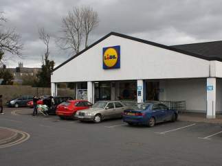 Parking de un Lidl
