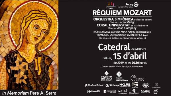 La Catedral acoge este lunes el concierto benéfico 'Rèquiem Mozart' cuya recauda La Catedral acoge este lunes el concierto benéfico 'Rèquiem Mozart' cuya recauda