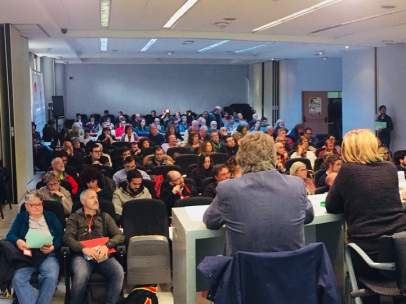 La Asamblea de IU, este miércoles.