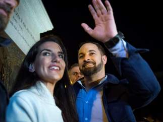 Santiago Abascal y Rocio Monasterio