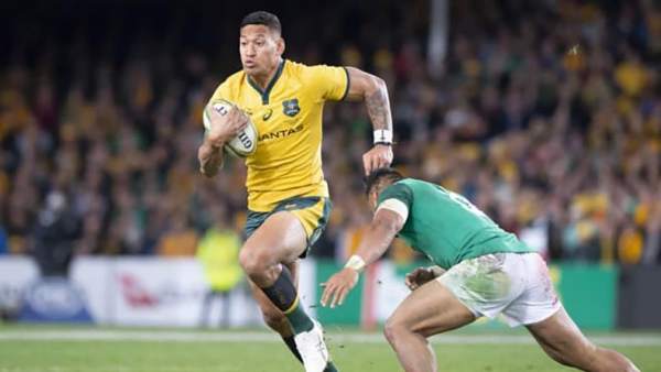 El rugbier Israel Folau El rugbier Israel Folau