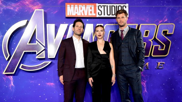 Paul Rudd, Scarlett Johansson y Chris Hemsworth Paul Rudd, Scarlett Johansson y Chris Hemsworth