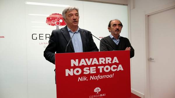 28A.- Geroa Bai reclama la transferencia a Navarra de la competencia de tráfico y critica 'el incumplimiento del PSOE' 28A.- Geroa Bai reclama la transferencia a Navarra de la competencia de tráfico y critica 'el incumplimiento del PSOE'