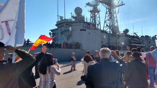 Cádiz.- La fragata 'Santa María' finaliza su despliegue tras dos meses integrada en la agrupación permanente de la OTAN Cádiz.- La fragata 'Santa María' finaliza su despliegue tras dos meses integrada en la agrupación permanente de la OTAN