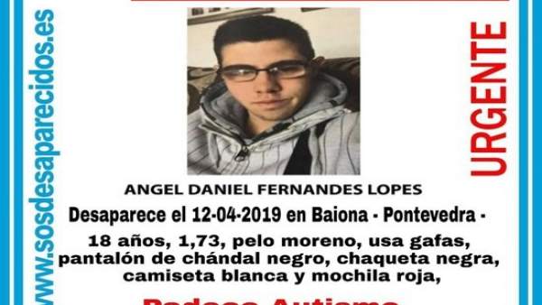 La Guardia Civil mantiene activo el dispositivo de búsqueda del joven de 18 años desaparecido en Baiona (Pontevedra) La Guardia Civil mantiene activo el dispositivo de búsqueda del joven de 18 años desaparecido en Baiona (Pontevedra)