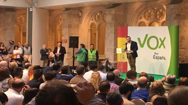 28A.- Abascal: 'El 28 De Abril Vencerá El Sentido Común Porque Ningún Español Quiere Vivir De Rodillas' 28A.- Abascal: 'El 28 De Abril Vencerá El Sentido Común Porque Ningún Español Quiere Vivir De Rodillas'