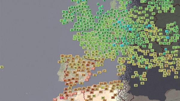 Valencia y Alicante registran este domingo las temperaturas más altas de Europa Valencia y Alicante registran este domingo las temperaturas más altas de Europa