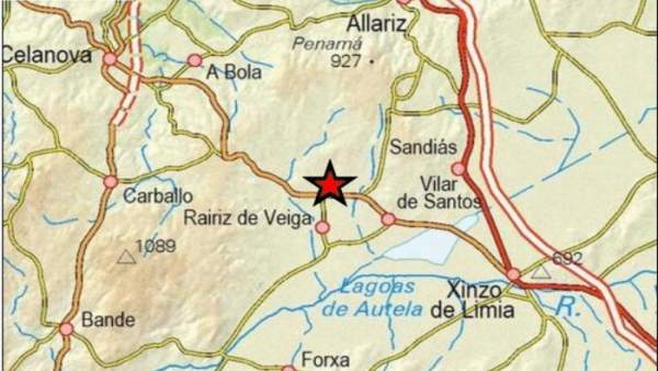 Galicia registra cinco terremotos entre el domingo y el lunes, tres de ellos en Rairiz de Veiga (Ourense) Galicia registra cinco terremotos entre el domingo y el lunes, tres de ellos en Rairiz de Veiga (Ourense)