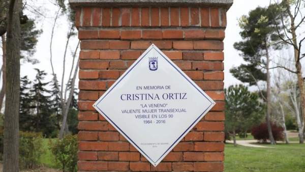Placa en homenaje a La Veneno Placa en homenaje a La Veneno