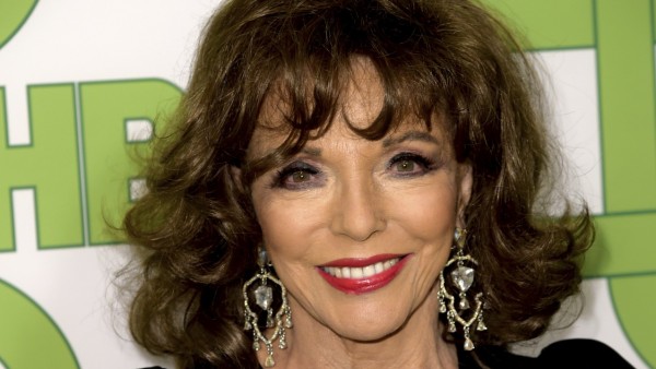 La actriz Joan Collins La actriz Joan Collins