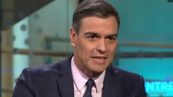 Pedro Sánchez, en Antena 3 Pedro Sánchez, en Antena 3