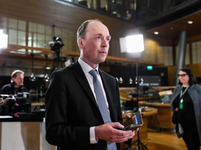 El líder ultraderechista de los Verdaderos Finlandeses, Jussi Halla-aho.